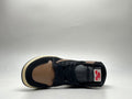 AJ1 Black Mocha Reverse Swoosh Sneakers