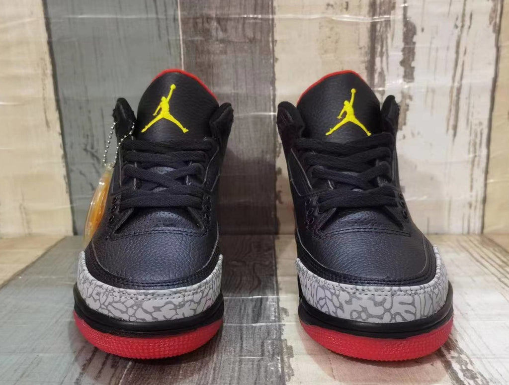 Air Jordan 3 Black Multicolor Men's Shoes
