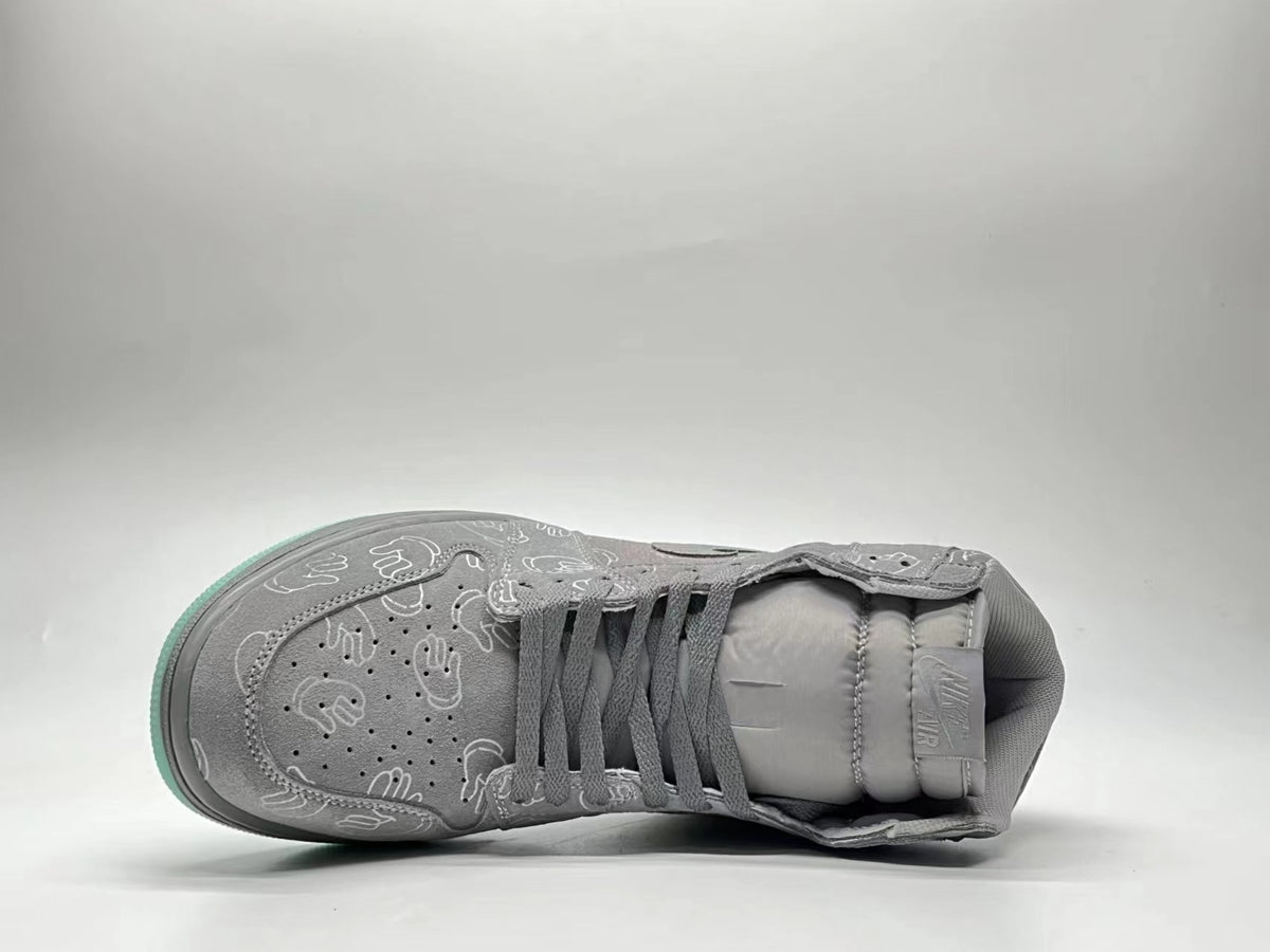 AJ1 Custom Cool Grey Sneakers