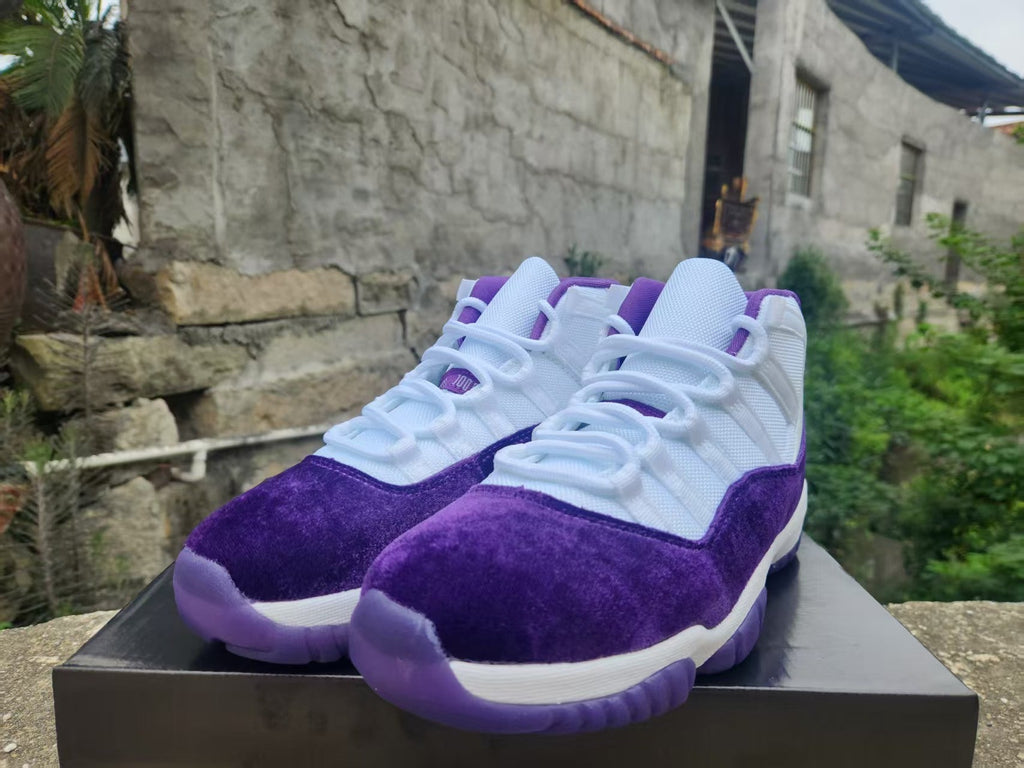 Air Jordan 11 Retro 'White Velvet Purple'