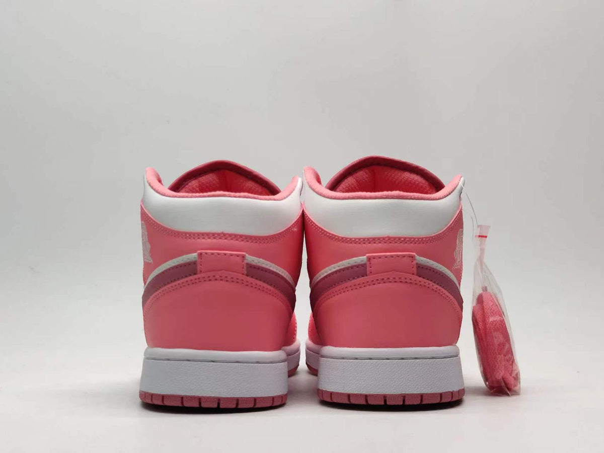 Air Jordan 1 Mid 'Pink/White'